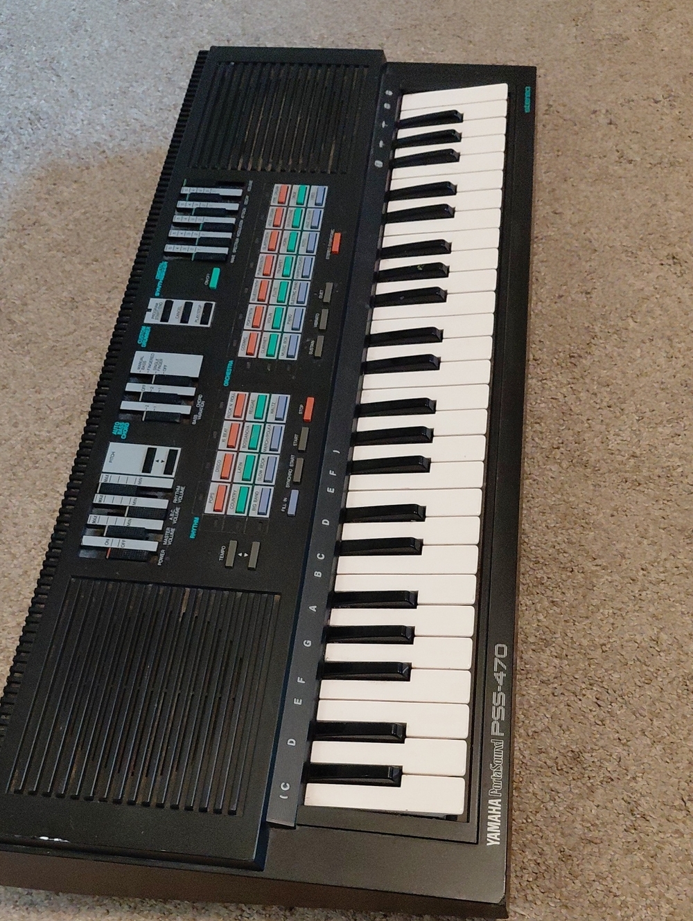 Yamaha Pss470 Vintage Keyboard